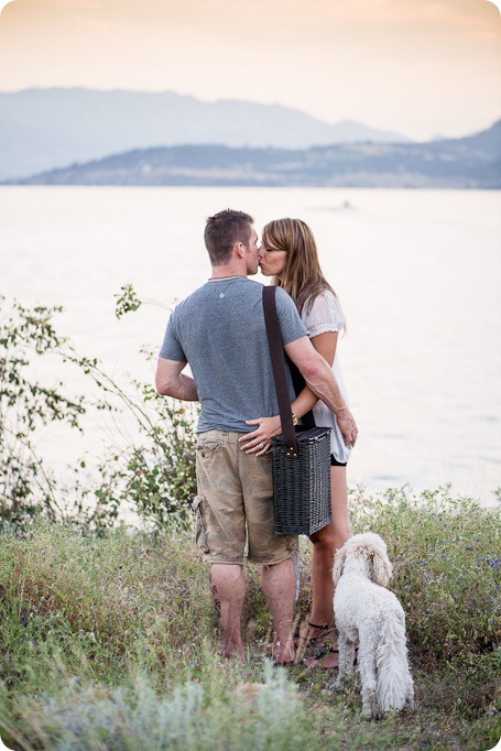 Okanagan-Lake-engagement-session_fun-couple-field-dog-wine50_by-Kevin-Trowbridge