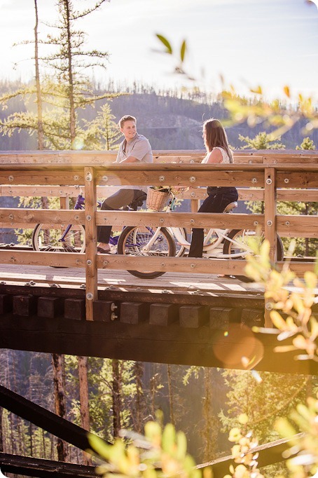 Myra-Canyon-engagement-Kelowna-train-tressles-cruiser-bikes22_by-Kevin-Trowbridge