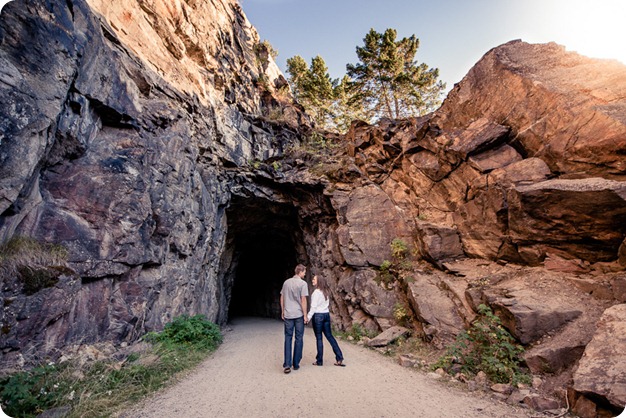 Myra-Canyon-engagement-Kelowna-train-tressles-cruiser-bikes54_by-Kevin-Trowbridge