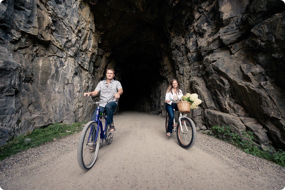 Myra-Canyon-engagement-Kelowna-train-tressles-cruiser-bikes63_by-Kevin-Trowbridge