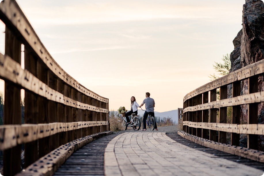 Myra-Canyon-engagement-Kelowna-train-tressles-cruiser-bikes65_by-Kevin-Trowbridge