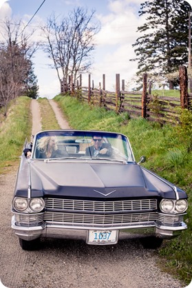 convertible-Cadillac_engagement-portraits_travel-cherry-orchard_Okanagan_03_by-Kevin-Trowbridge