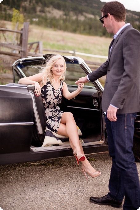 convertible-Cadillac_engagement-portraits_travel-cherry-orchard_Okanagan_12_by-Kevin-Trowbridge