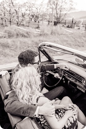 convertible-Cadillac_engagement-portraits_travel-cherry-orchard_Okanagan_26_by-Kevin-Trowbridge