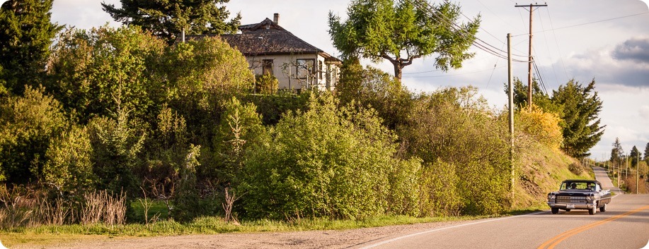 convertible-Cadillac_engagement-portraits_travel-cherry-orchard_Okanagan_96_by-Kevin-Trowbridge