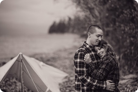 Okanagan-engagement-session_camping-lake-portraits_dog-tent-coffee-campfire_05_by-Kevin-Trowbridge
