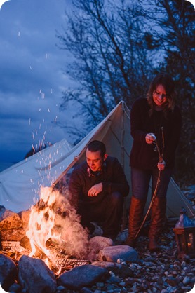 Okanagan-engagement-session_camping-lake-portraits_dog-tent-coffee-campfire_102_by-Kevin-Trowbridge