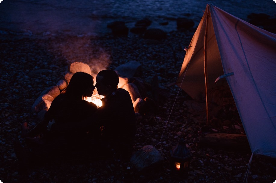 Okanagan-engagement-session_camping-lake-portraits_dog-tent-coffee-campfire_112_by-Kevin-Trowbridge