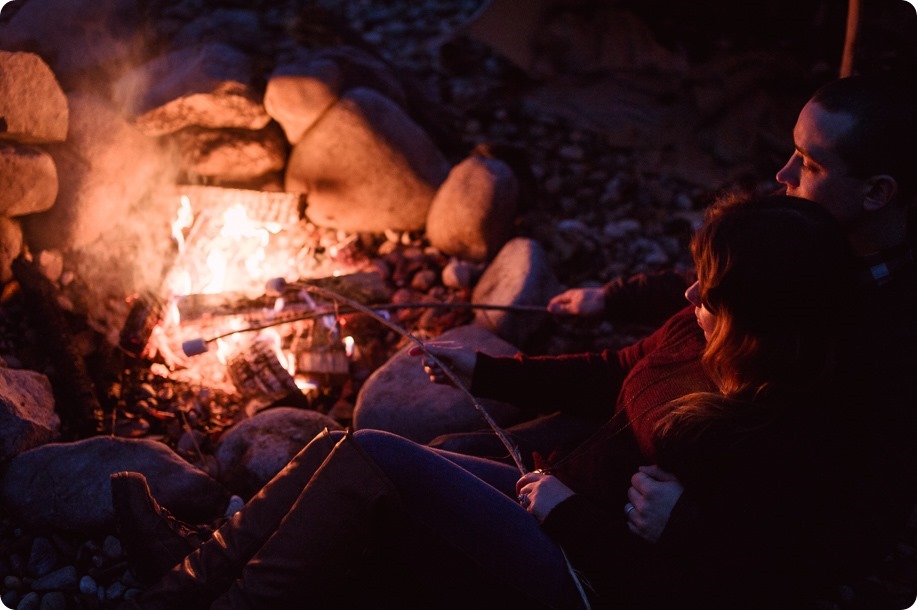 Okanagan-engagement-session_camping-lake-portraits_dog-tent-coffee-campfire_116_by-Kevin-Trowbridge