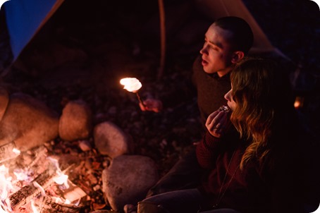 Okanagan-engagement-session_camping-lake-portraits_dog-tent-coffee-campfire_121_by-Kevin-Trowbridge