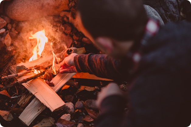 Okanagan-engagement-session_camping-lake-portraits_dog-tent-coffee-campfire_81_by-Kevin-Trowbridge