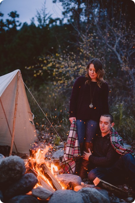 Okanagan-engagement-session_camping-lake-portraits_dog-tent-coffee-campfire_89_by-Kevin-Trowbridge