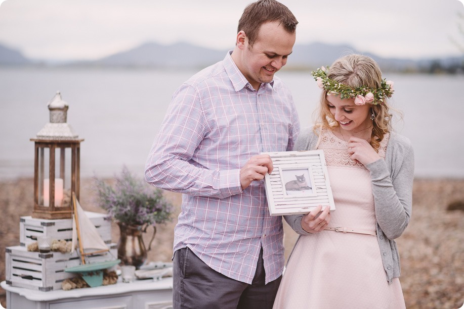 Kelowna-engagement-session_bed-on-the-beach_pillow-fight_lake-portraits_vintage-origami_39_by-Kevin-Trowbridge