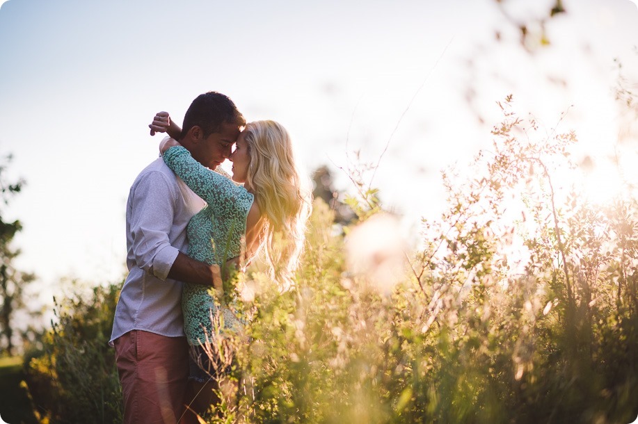 Kelowna-wedding-photographer_Cherry-orchard-engagement_dog-sunset-champagne_195654_by-Kevin-Trowbridge