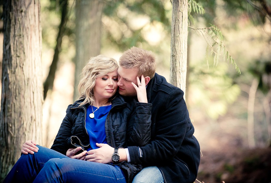 Cedar Forest Engagement Session in Kelowna BC