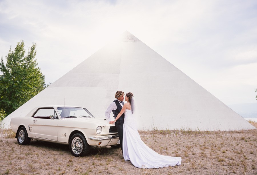 Sweet & Cheerful Vineyard Wedding at Summerhill Winery in Kelowna, BC