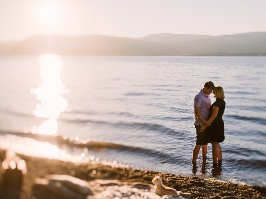 Kelowna Beach Engagement Session