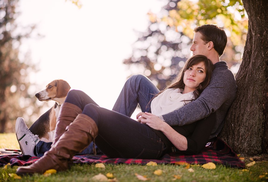 Autumn Engagement Session at Kaloya Park, Oyama BC