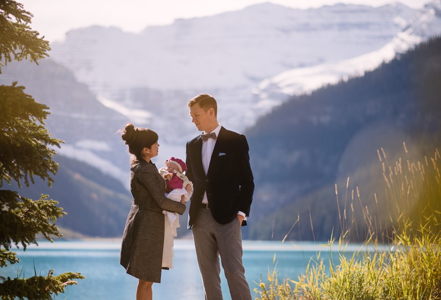 Fairmont Lake Louise Family Portrait Session