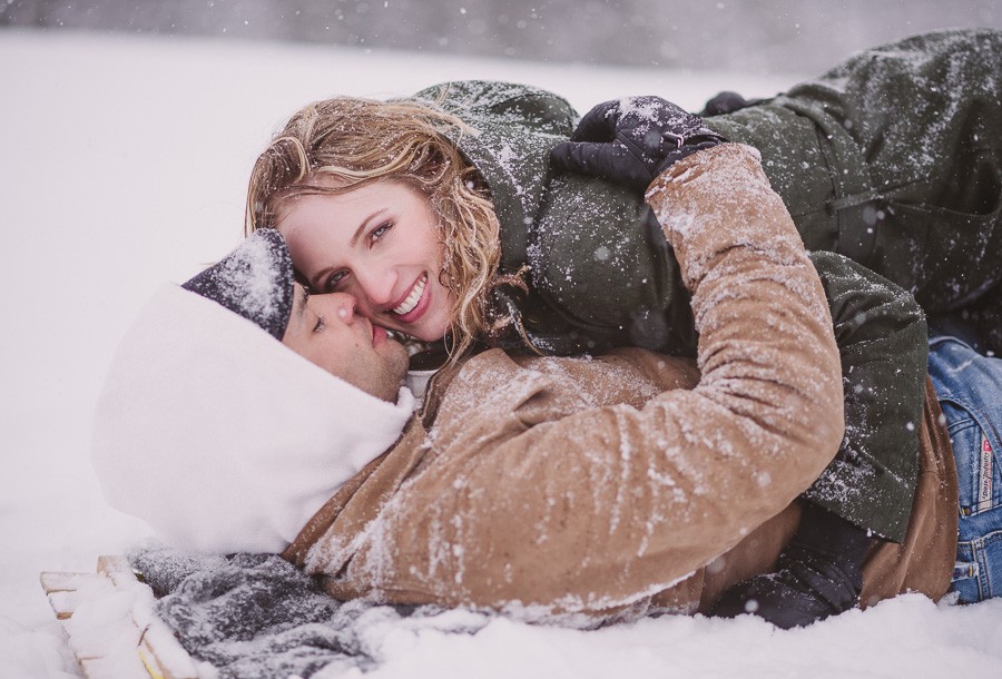 Engagement Session at Big White Resort in Kelowna BC