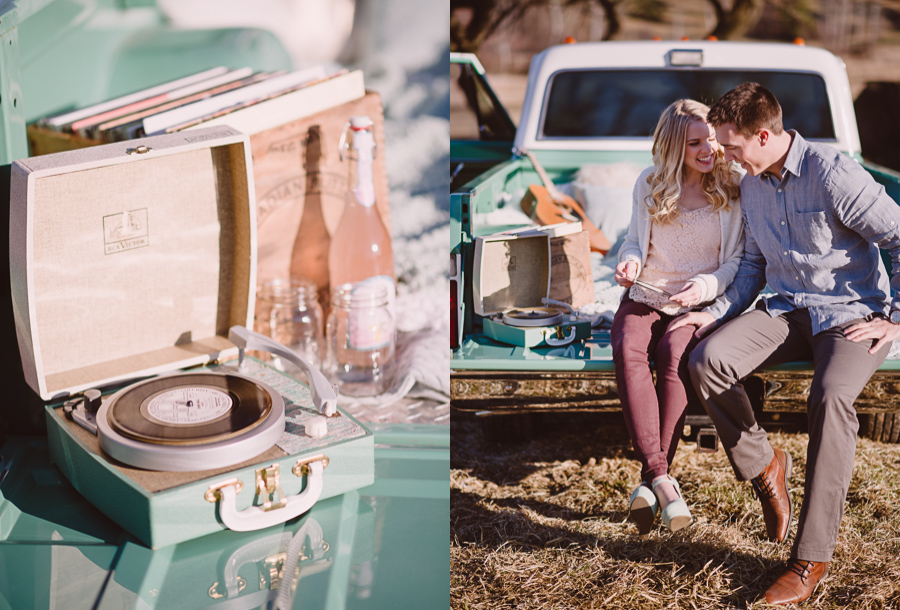 Vintage Country Engagement Session at McMillian Farms Kelowna BC